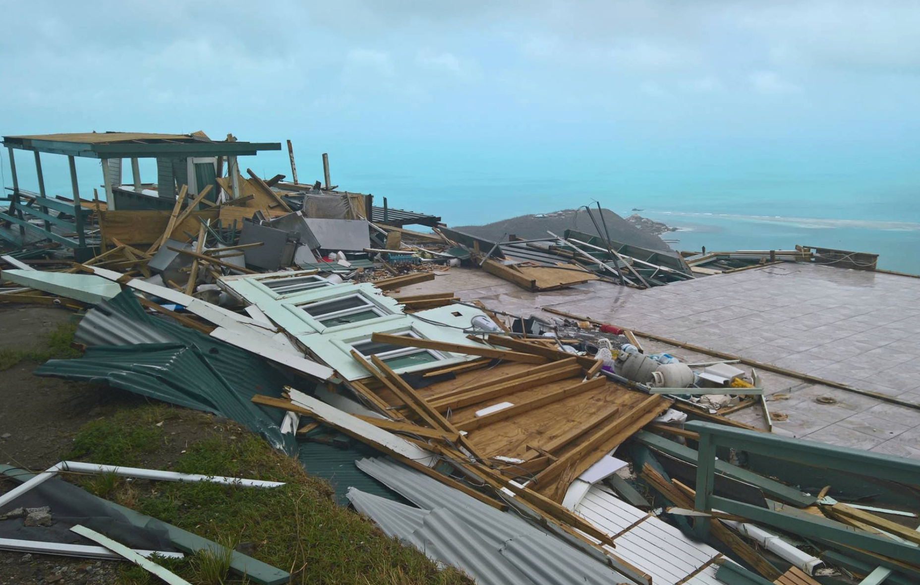 Hog Heaven after Hurricanes Irma and Maria, September 2017